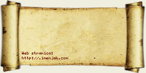 Josif Adamac vizit kartica